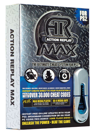 action replay max evo ps2 elf